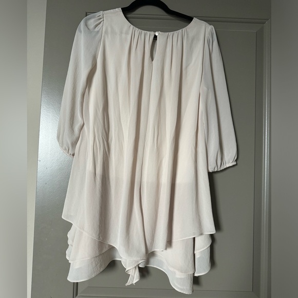 Gorgeous vintage chiffon dress with inner lining. Coquette and dreamy fit. - Picture 1 of 4